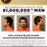 Fiscalía de Sonora ofrece un millón de pesos para recapturar a 3 reos que se fugaron del penal